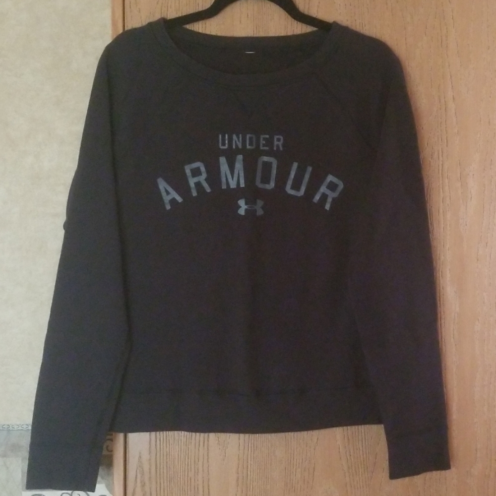 Black Under Armour Sweatshirt, Women's Large